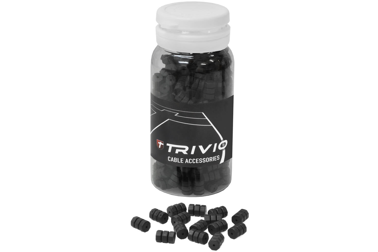 Trivio - fietskabel o-ring ø1.1-1.5mm zwart - 250st.