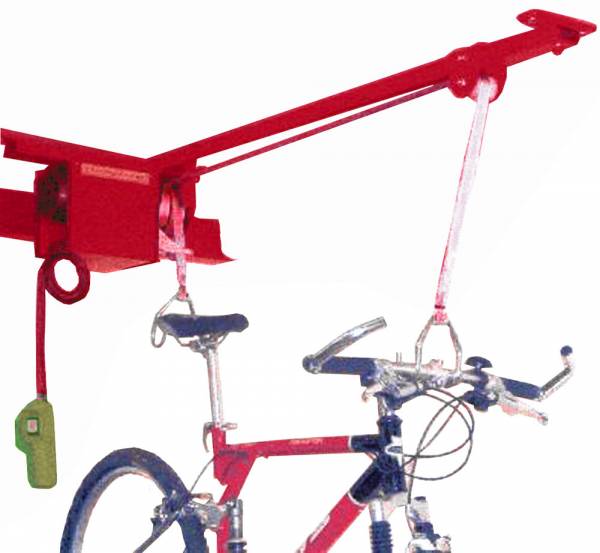 Superspark Fietstakel lift rood tot 100 kg. incl. ce-certificaat