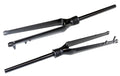 Gazelle voorvork verend 28inch 1 1/8 333mm disc mat zwart