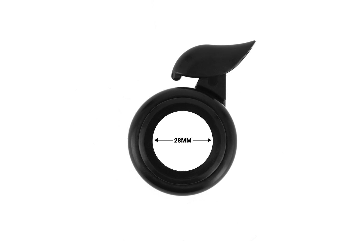 Trivio - fietsbel grip bel zwart