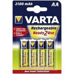 Varta accu rechargeable mignon power accu 4er-sb 2100mah