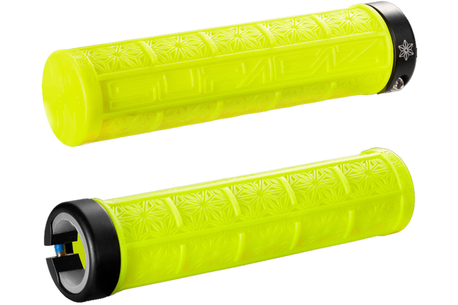 Supacaz Grizips handvaten neon geel