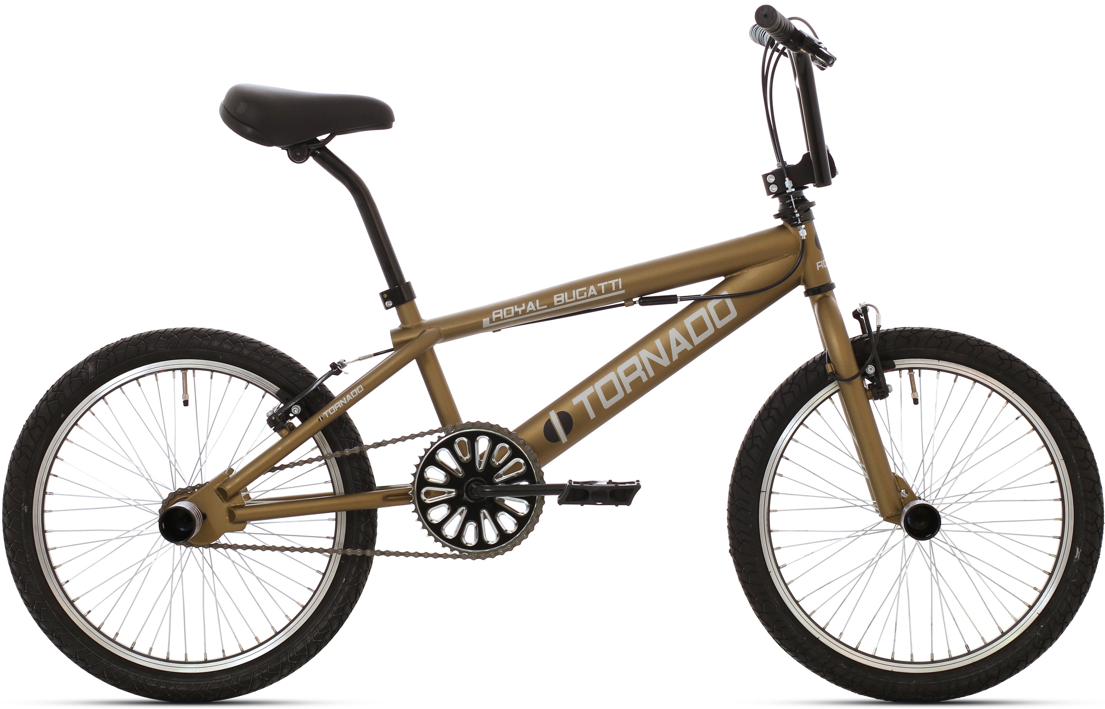 Freestyle BMX 20" Royal Bugatti - brons mat zwart met zwarte banden