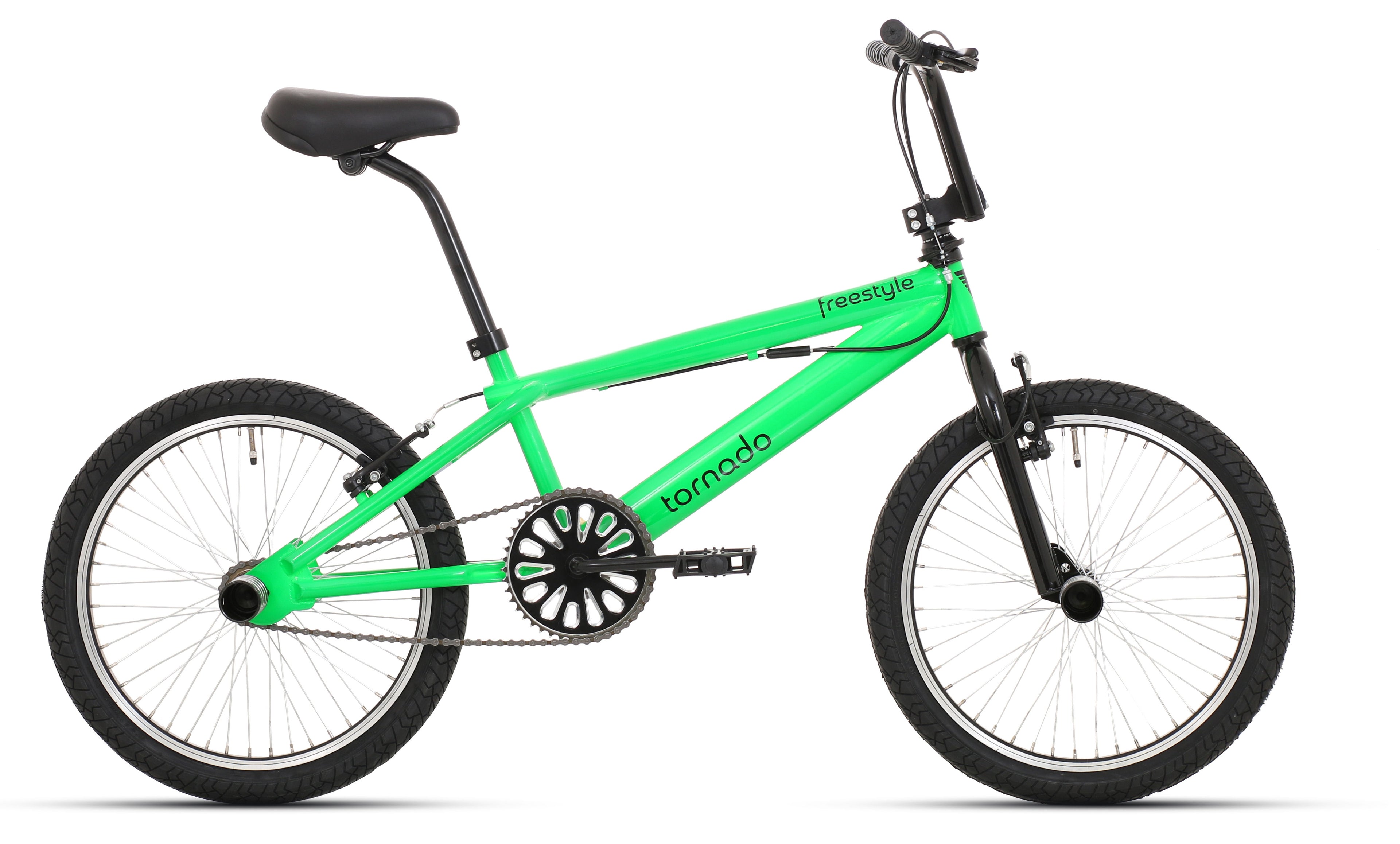 Freestyle BMX 20" Royal Bugatti  - neon groen met zwarte banden
