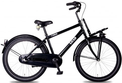 bikefun load 26" jongensfiets met 3 versnellingen remnaaf - zwart