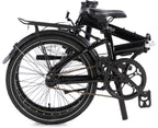 Vouwfiets 20" Takashi ONE single speed met terugtraprem - midnight black