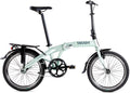 Vouwfiets 20" Takashi SINGLE speed en velgremmen - ice green