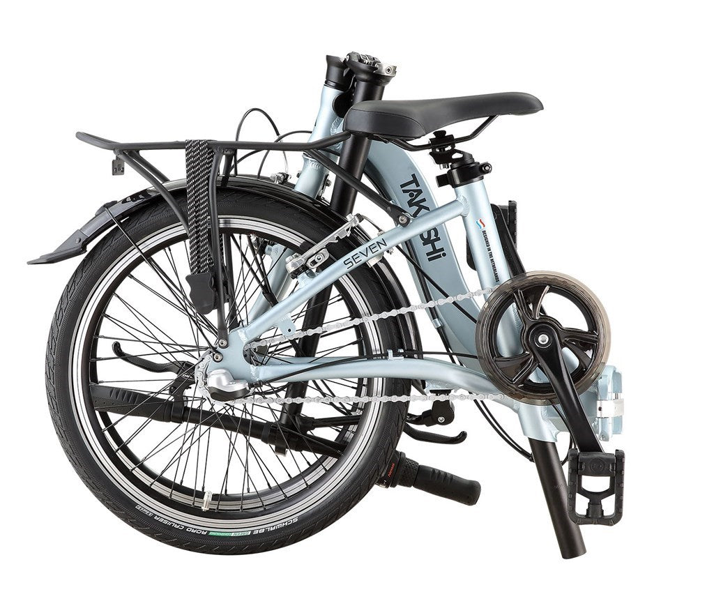 Vouwfiets 20" Takashi LE THREE 3 speed Shimano Nexus en velgremmen - atlantic grey