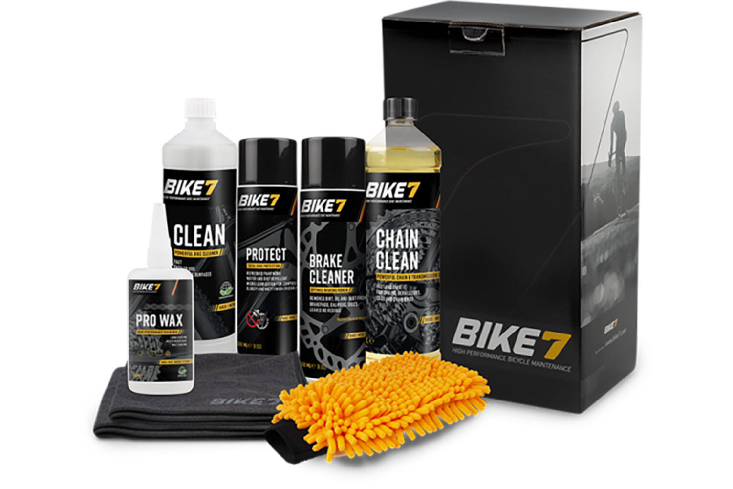 Bike7 Carepack wax set (8 producten)