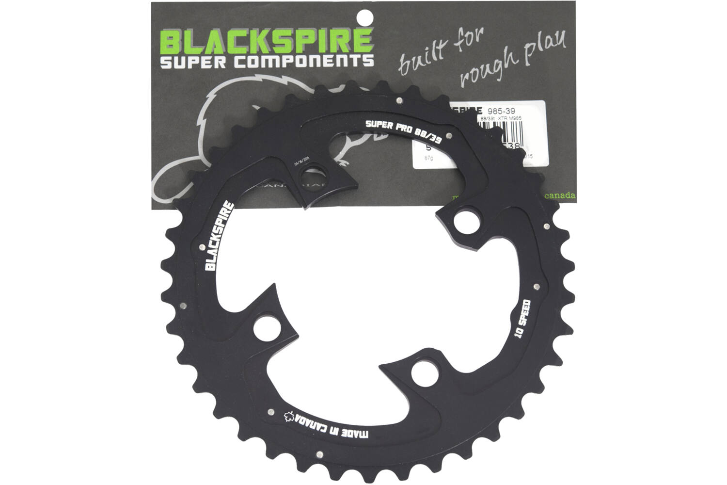 Blackspire - kettingblad mtb super pro xtr fc-m985 88bcd 39t.