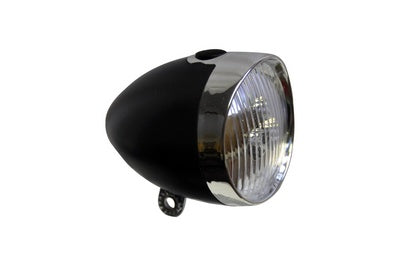 Qt cycle tech koplamp 3-led retro zwart blister 0100315