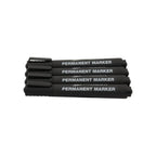 Set van 4 zwarte stiften
