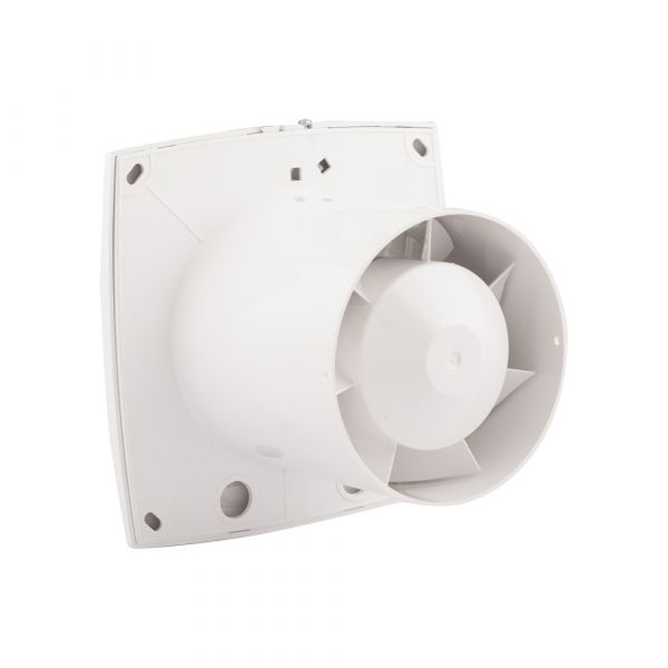 Badkamerventilator + timer 100 mm.
