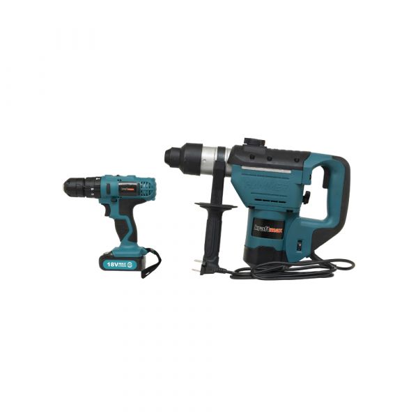 Ac Boorhamer 850 W. + Accuboor 18 V.