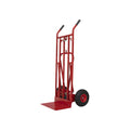 Steekwagen rood + steunwiel.*