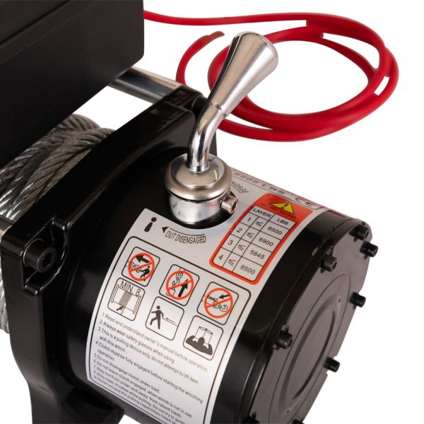 Kabellier elektrisch, 12V, 8500 Lbs