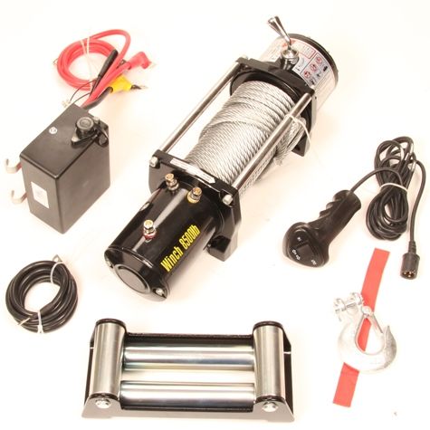 Kabellier elektrisch, 24V, 8500 Lbs