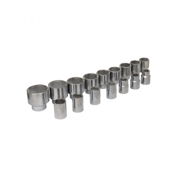 Doppendoos 3/4", 21-delig mm.*