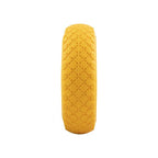 Anti-lek wiel 300x4 gele band, rode velg