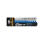 Ratel + doppen 1 4 14 delig