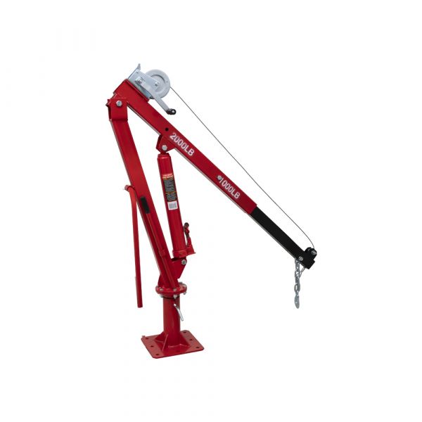 Aanhangwagenkraan zwaar + lier 900 kg