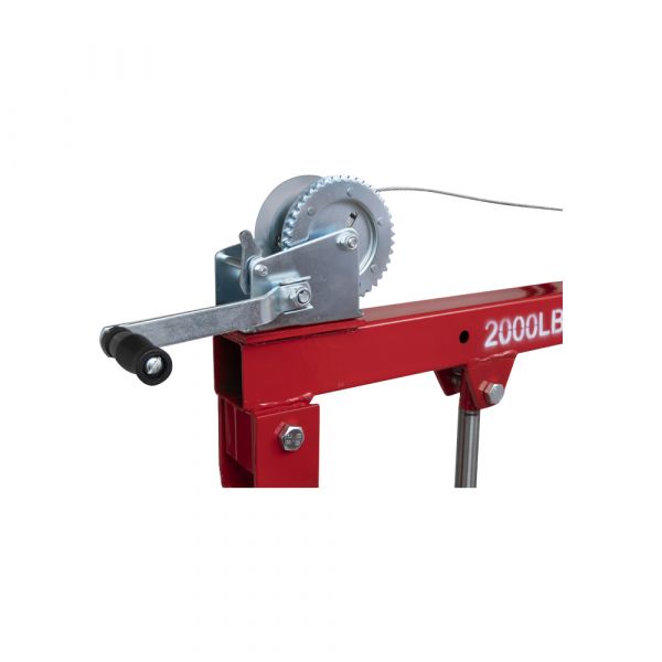 Aanhangwagenkraan zwaar + lier 900 kg