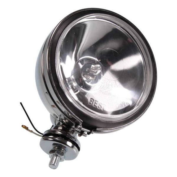 Koplamp chroom 150 mm.*
