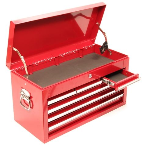 Opzetkist 6 laden luxe, rood