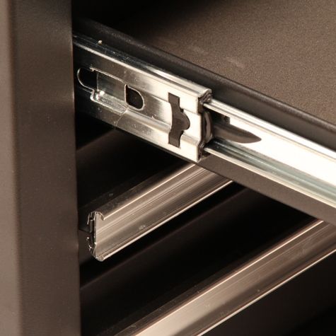 Opzetkist 6 laden luxe, zwart