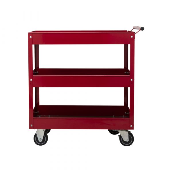 Gereedschapswagen open, rood