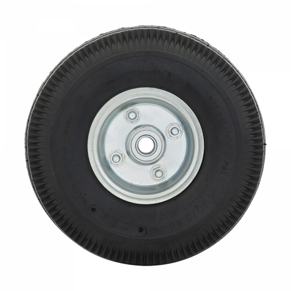 Wiel 4.10x3.50 asgat 16 mm. luchtband