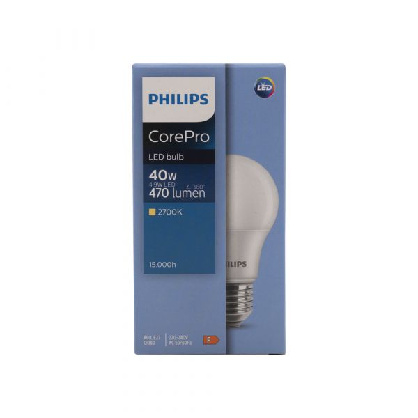 Philips led a60 5,5w = 40w e27 2700k led3359