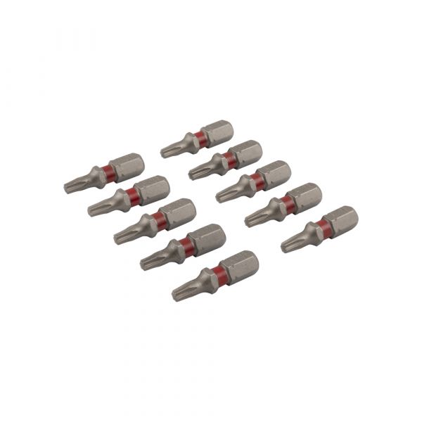 Dynaplus schroefbit 25 mm tx-15 rood 10x