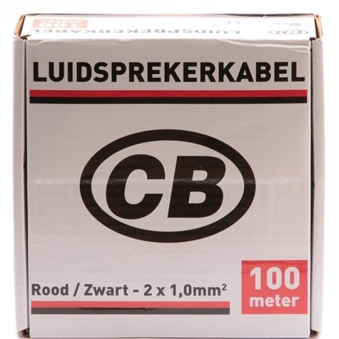 Luidsprekerkabel 2 x 1.0 - 100 meter
