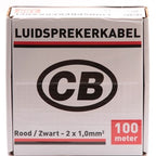 Luidsprekerkabel 2 x 1.0 - 100 meter