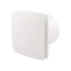 Ventilator ø 125 mm silent met timer. vochtsensor - wit