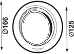 Luchtventiel RVS 125 mm