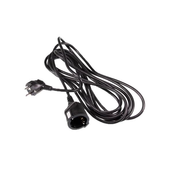 Verlengsnoer 5 meter +RA BLACK