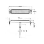 Flitslamp LED 10-30 volt 6 LED