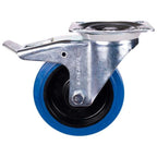 Tarsus zwenkwiel + rem 160 mm. blauw