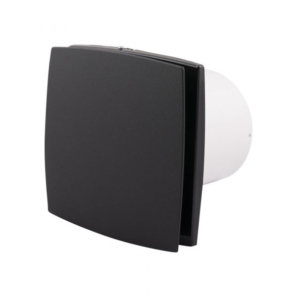 Ac ventilator 100 mm silent timer vochtsensor blk edition