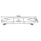 Zwaailampbalk Pro 104 LEDS 76 cm.*