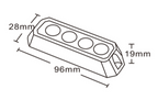 Flitslamp led proline 10-30 volt 4 led