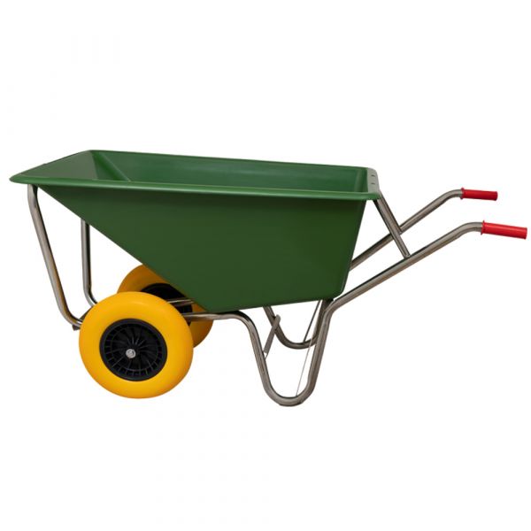 Abi Kruiwagen Poly 160 liter ANTI-LEK 2 wielen