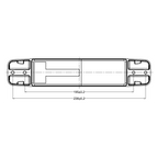 Achterlicht SlimLine 4 functies 12-24v LED