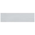 Bord alulook zonder opdruk - 165x44 mm zelfklevend.