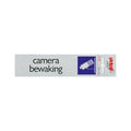 Bord alulook camerabewaking - 165x44 mm zelfklevend.