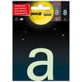 Glow in the dark letter a - 75 mm zelfklevend.
