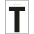 Nautic letter t zwart 100 mm.