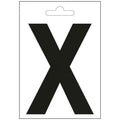 Nautic letter x zwart 100 mm.
